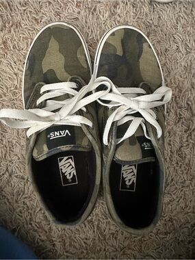 Vans Kids Camouflage Low-Top Sneakers